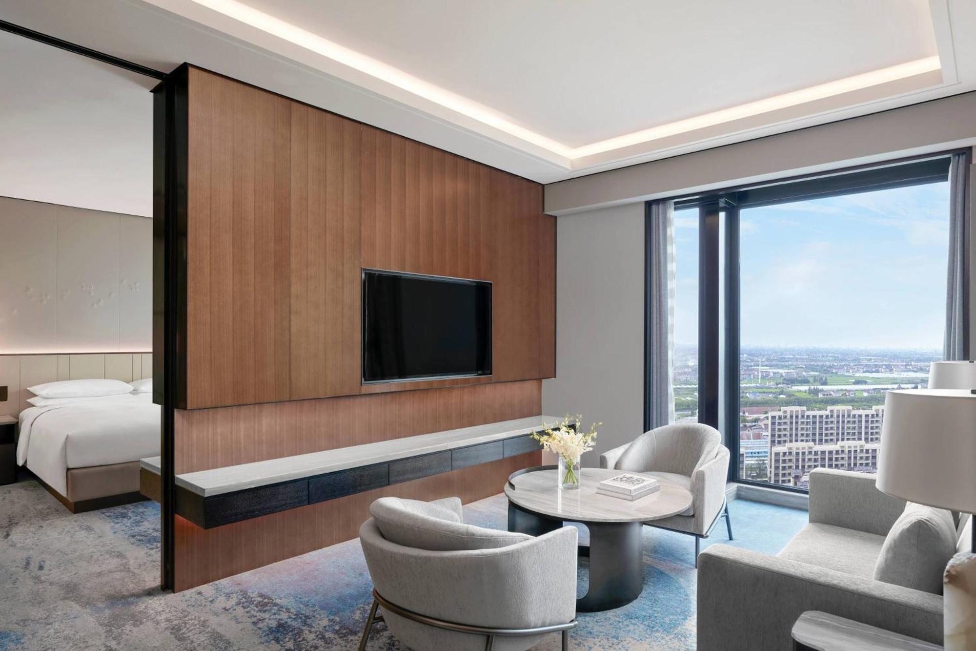 Shanghai Marriott Hotel Pudong South Nanhui Eksteriør bilde