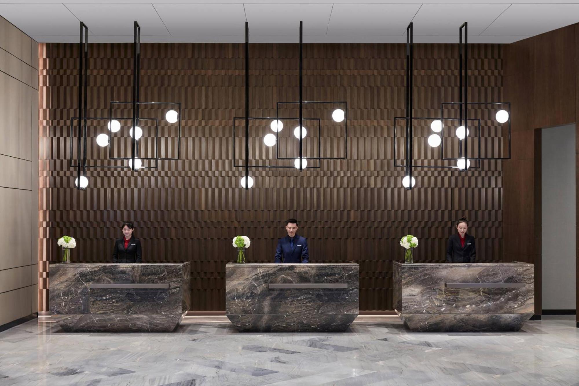 Shanghai Marriott Hotel Pudong South Nanhui Eksteriør bilde